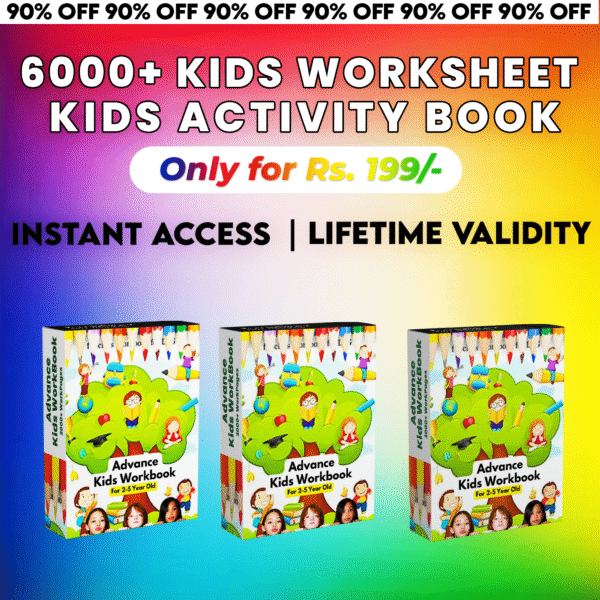 Kids Activity Worksheet bundle